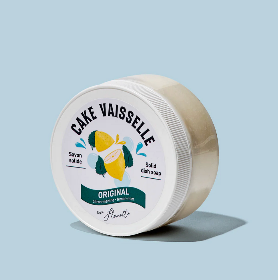 Cake vaisselle original (menthe citron) - Flonette - 200g