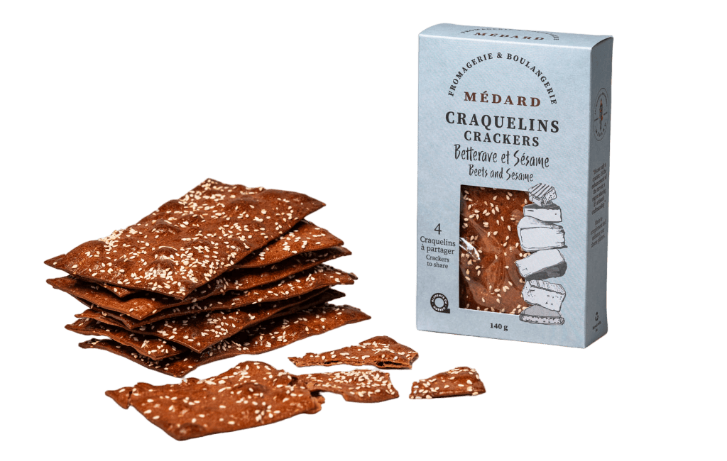 Craquelins betteraves et sésame - Médard