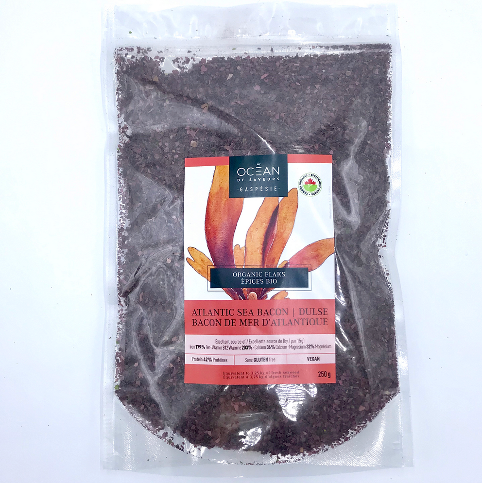 Bacon de mer (Dulse) en flocons - Océan de Saveurs - 30 g