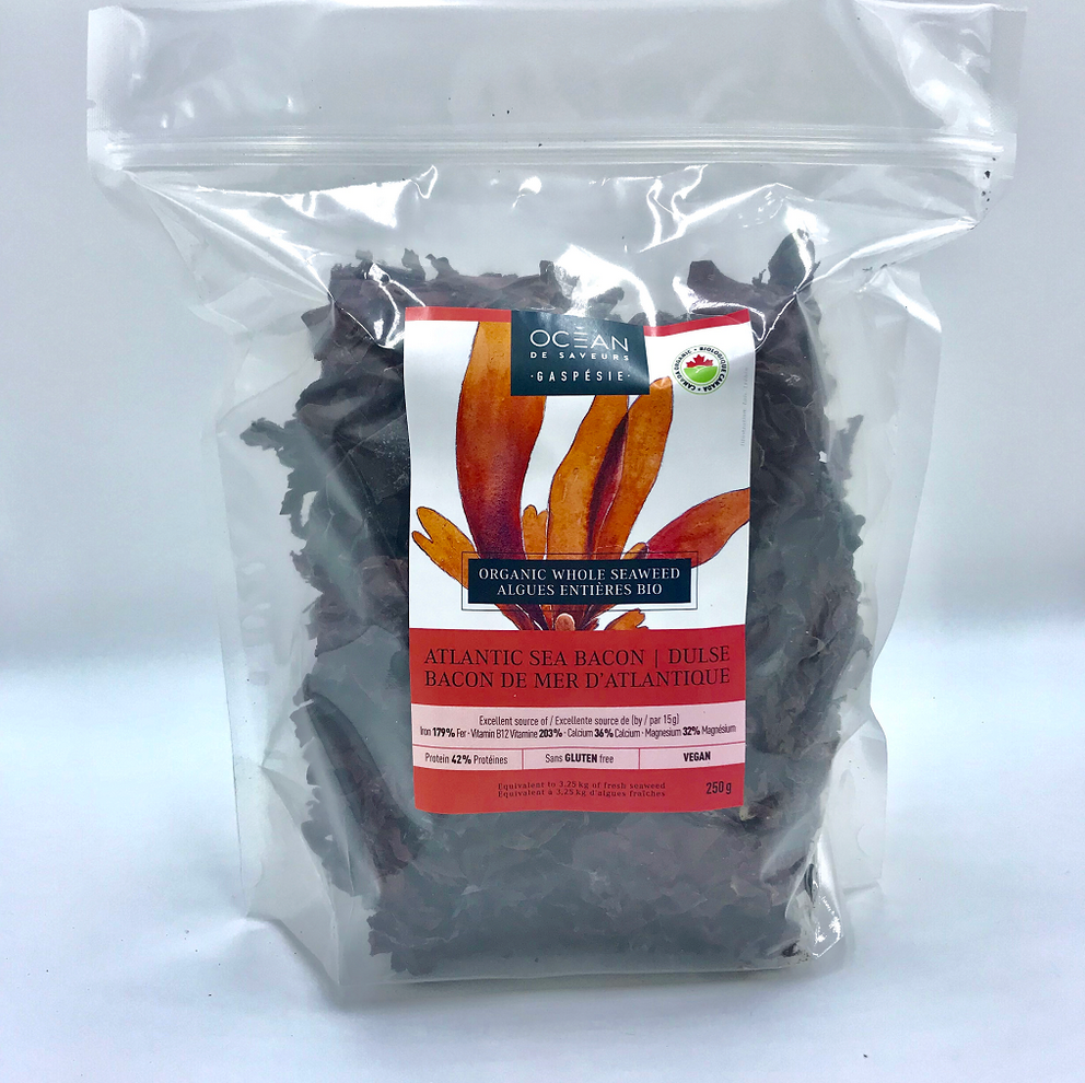 Bacon de mer (Dulse) entière - Océan de Saveurs - 30 g