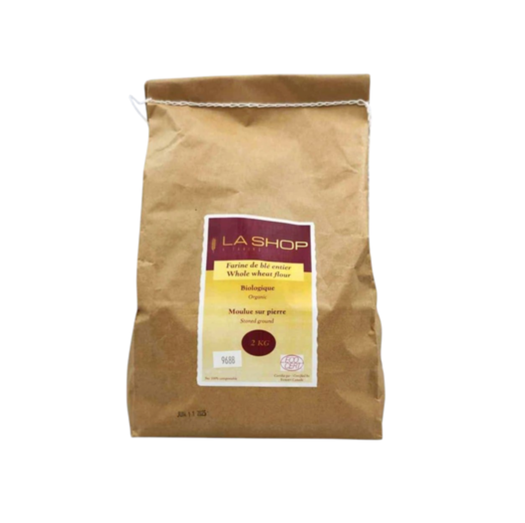 Farine de blé entier biologique - 5kg - La shop à farine